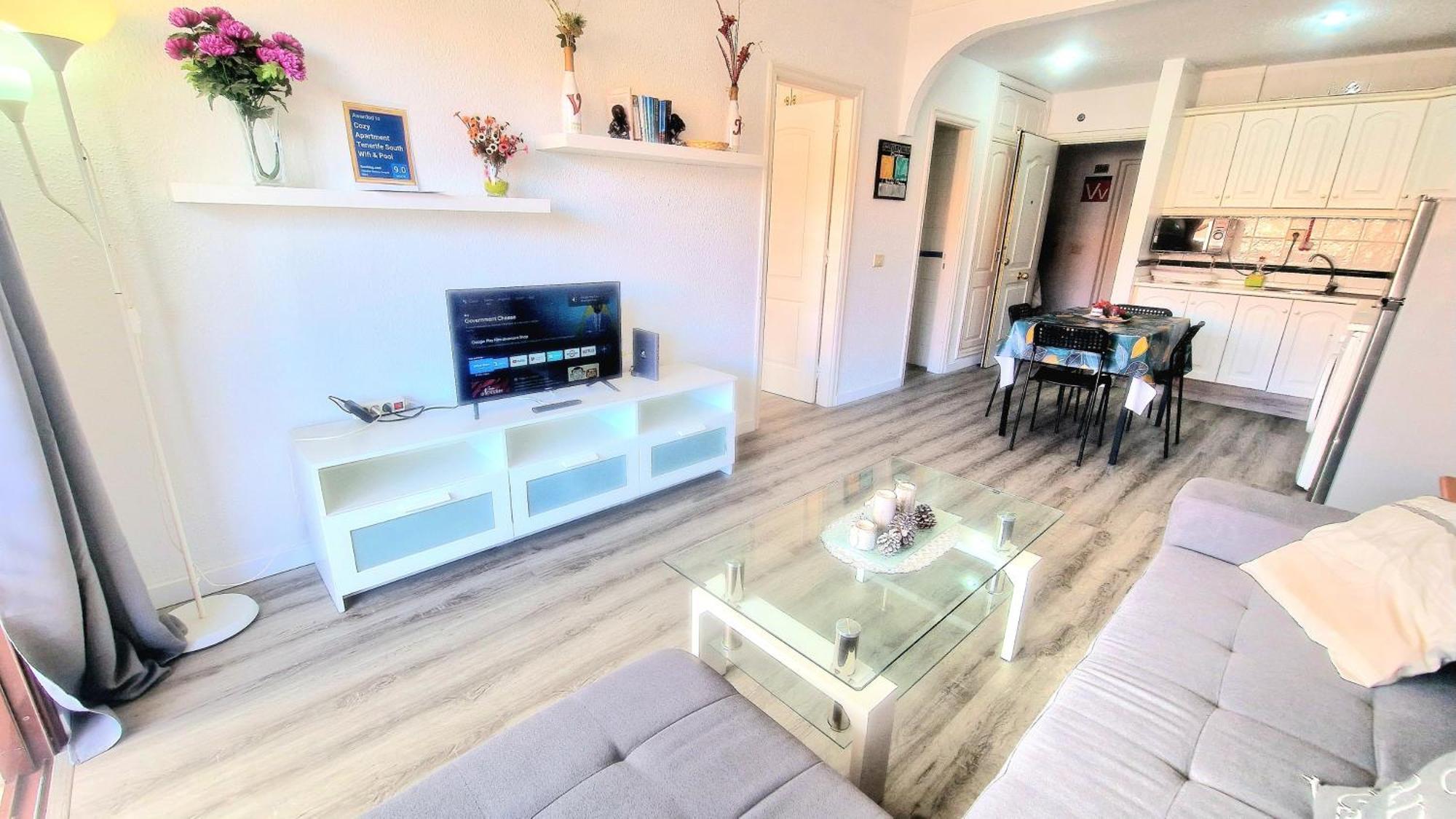 Cozy Apartment Tenerife South Wifi & Pool Costa Del Silencio Exterior foto